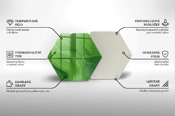 Chopping board glass Abstract texture