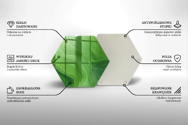 Chopping board glass Abstract texture