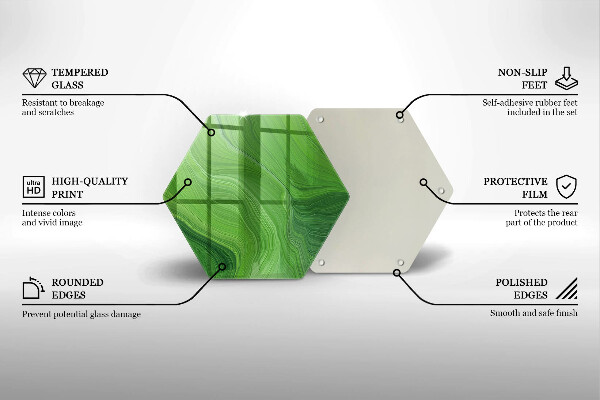 Chopping board glass Abstract texture