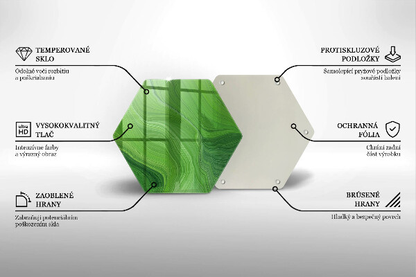 Chopping board glass Abstract texture