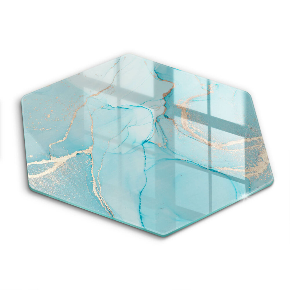 Chopping board glass Abstraction stone