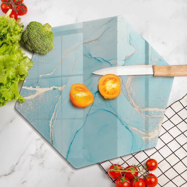 Chopping board glass Abstraction stone