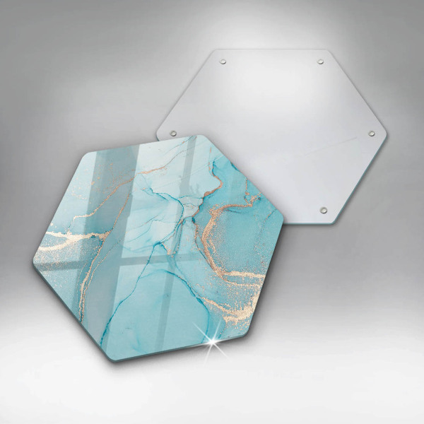 Chopping board glass Abstraction stone