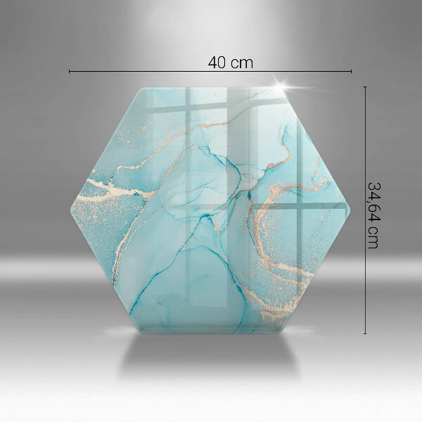 Chopping board glass Abstraction stone