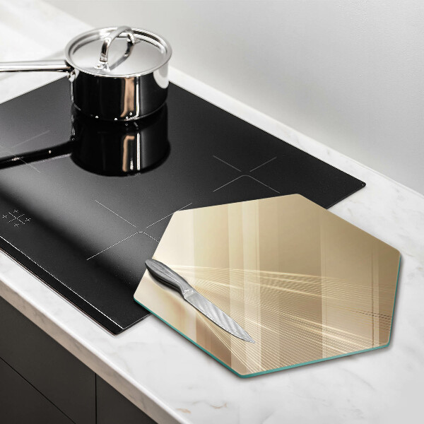 Chopping board glass Modern abstraction