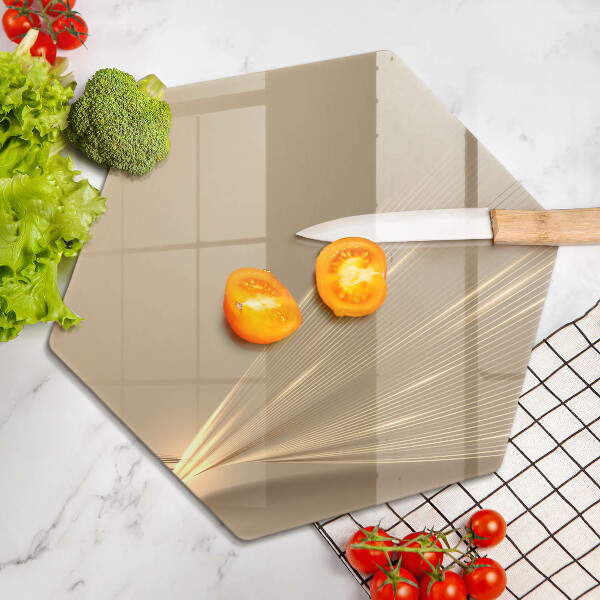 Chopping board glass Modern abstraction