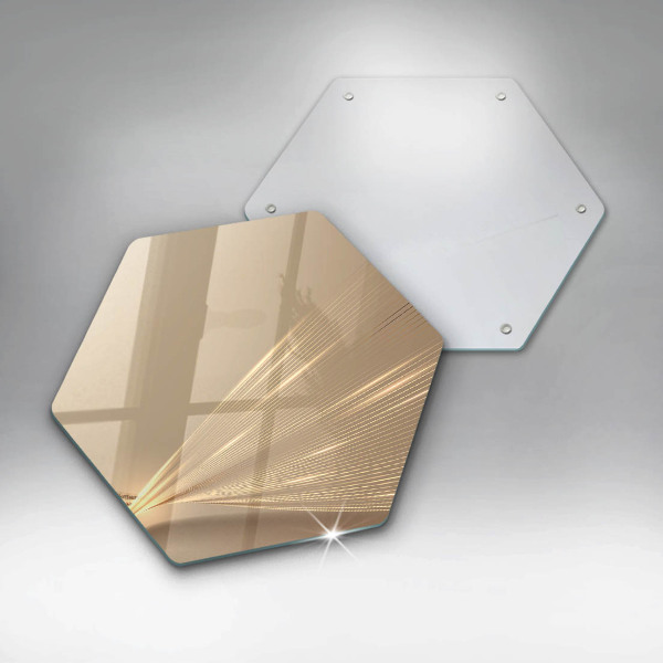 Chopping board glass Modern abstraction