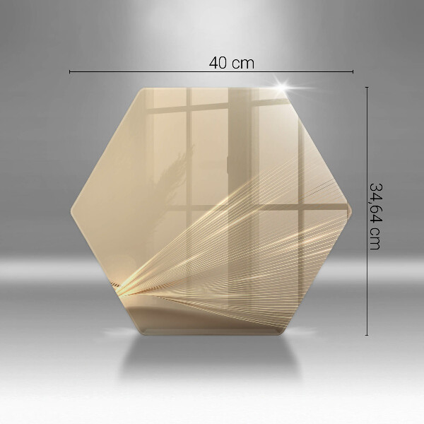 Chopping board glass Modern abstraction