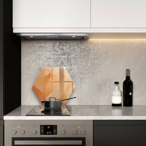 Chopping board glass Geomeric background