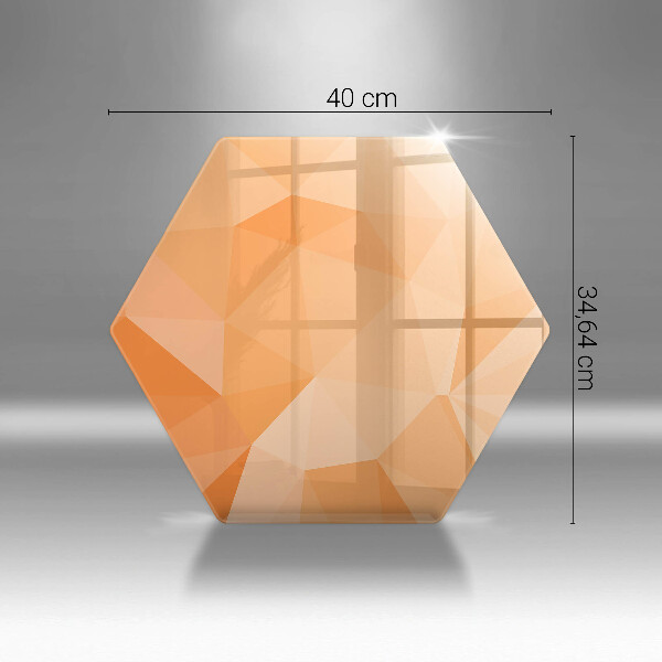 Chopping board glass Geomeric background