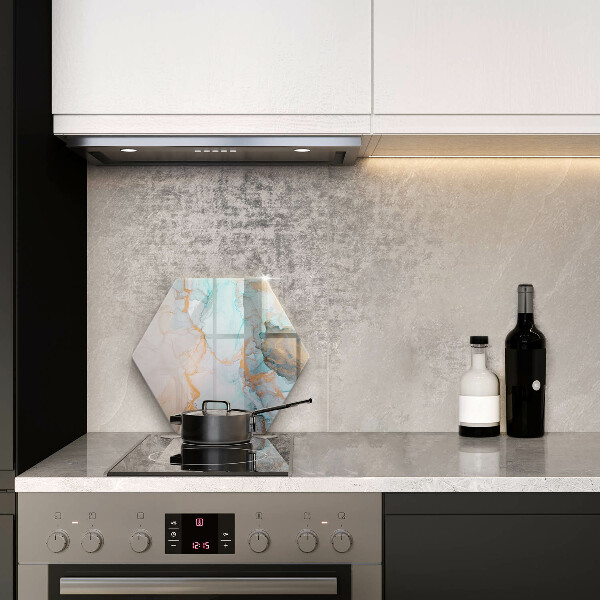 Chopping board glass Marble abstraction