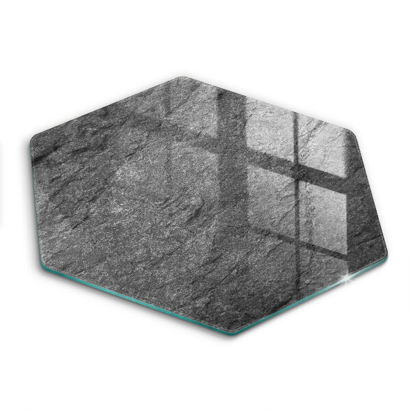 Chopping board glass Stone texture