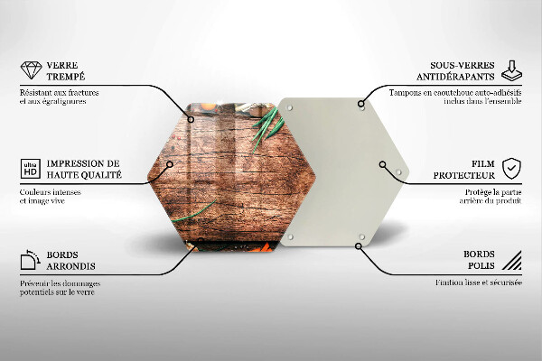 Chopping board glass Wooden kitchen board