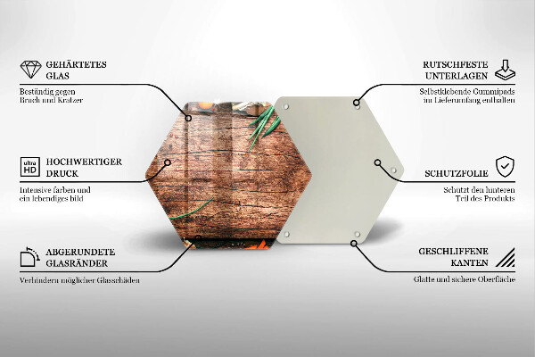 Chopping board glass Wooden kitchen board