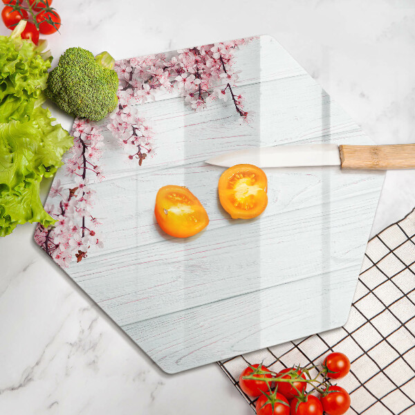 Kitchen worktop protector Flowers on the boards