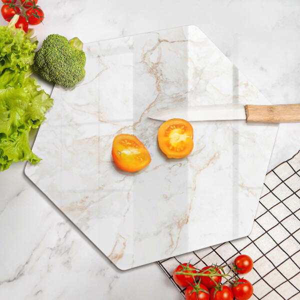 Chopping board glass Decorative stone marble