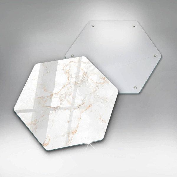 Chopping board glass Decorative stone marble