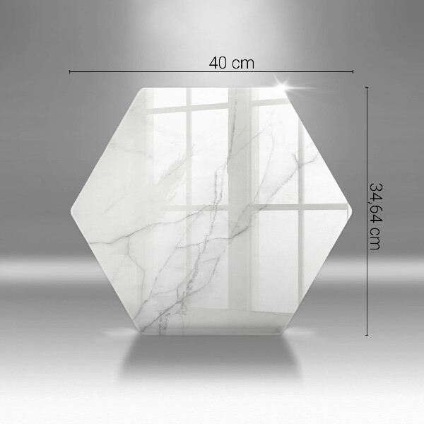 Glass chopping board Marble stone background