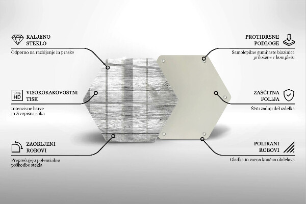 Kitchen worktop protector Wood old boards