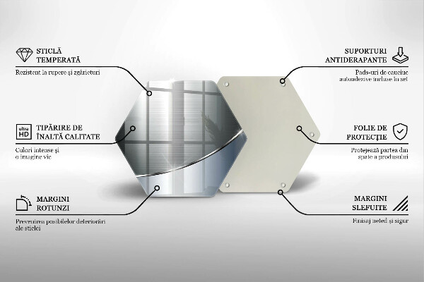 Kitchen worktop protector Pattern metal abstraction
