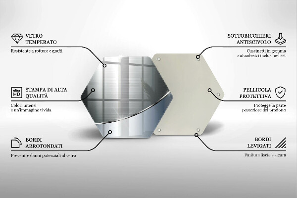 Kitchen worktop protector Pattern metal abstraction