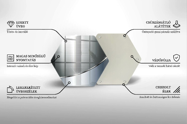 Kitchen worktop protector Pattern metal abstraction