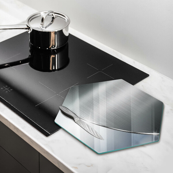 Kitchen worktop protector Pattern metal abstraction