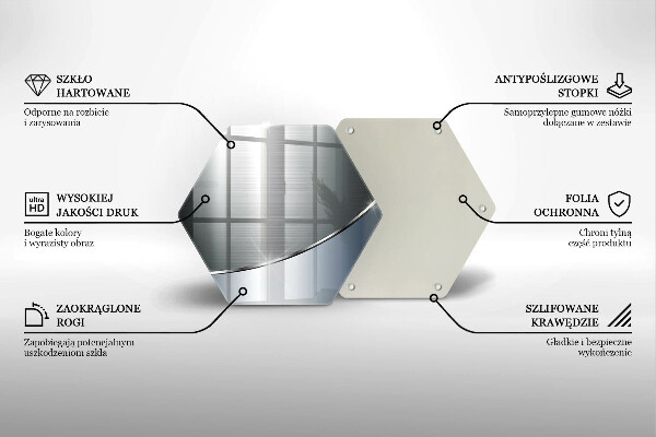 Kitchen worktop protector Pattern metal abstraction