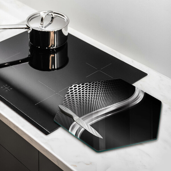 Chopping board glass Metal structure