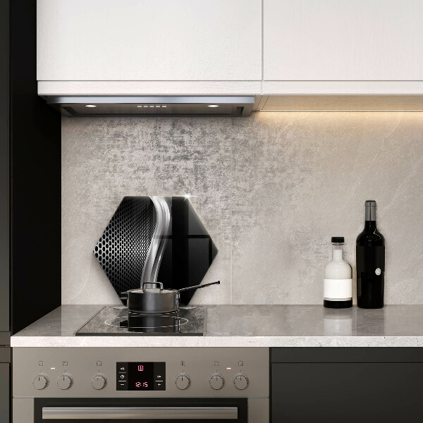 Chopping board glass Metal structure