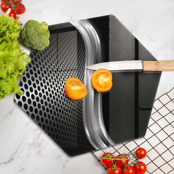 Chopping board glass Metal structure