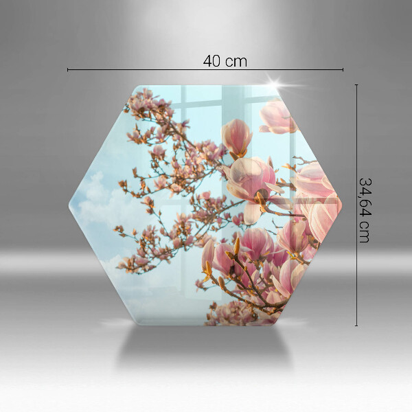 Chopping board Pink Flowers Tree