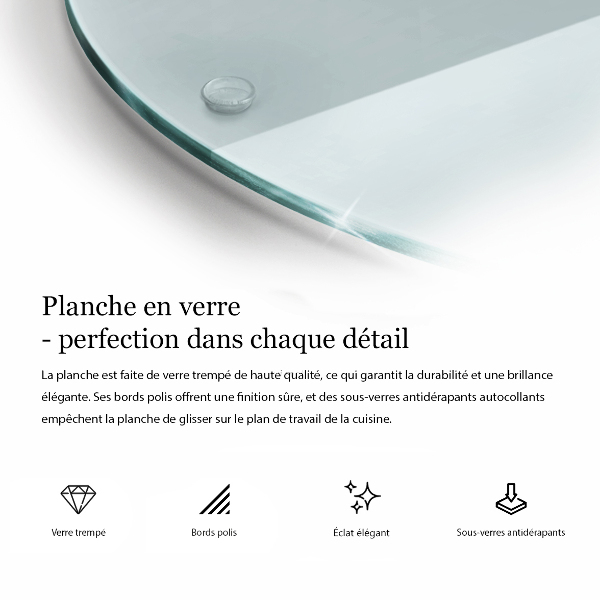 Transparent 12 inch worktop saver