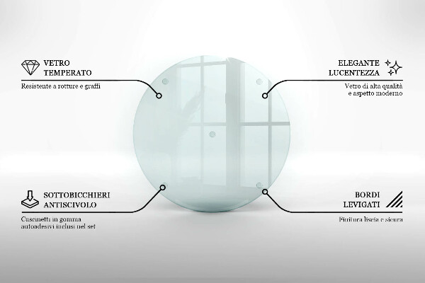 Transparent glass worktop saver 16 inches