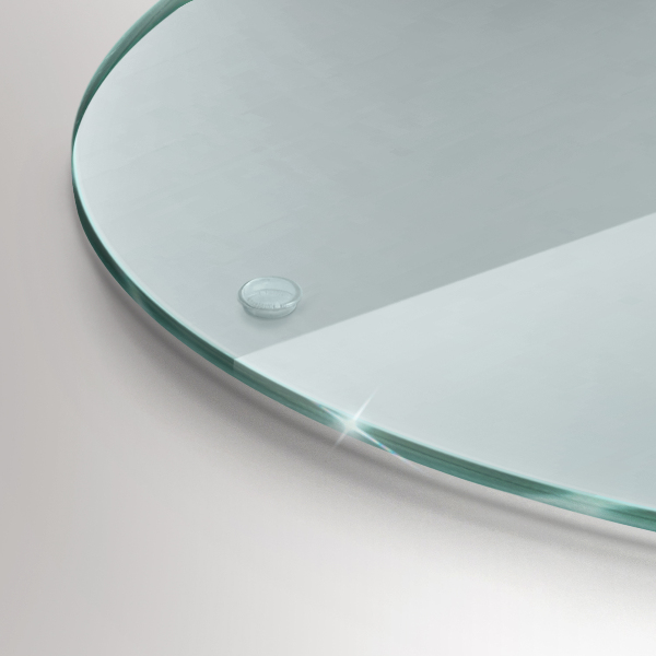 Transparent glass worktop saver 16 inches