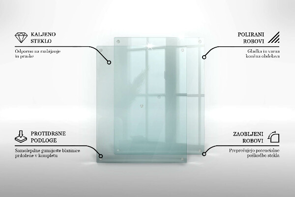 Transparent 20x16 inch chopping board