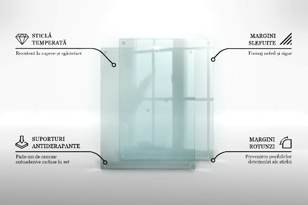 Transparent 20x16 inch chopping board