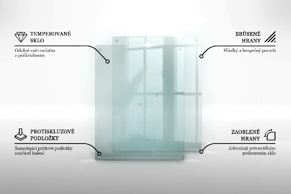 Transparent 20x16 inch chopping board