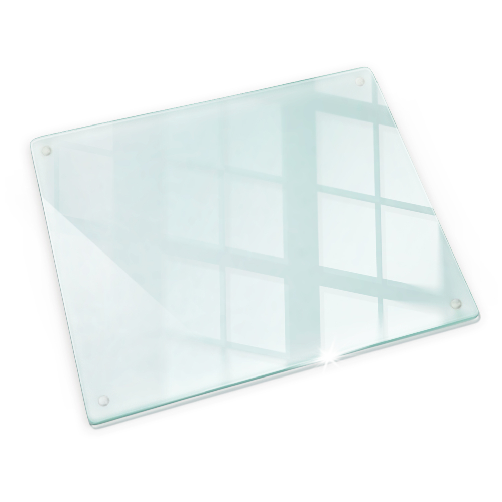 Transparent chopping board glass 24x20 in