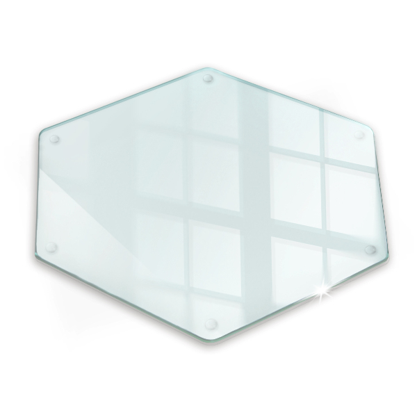 Transparent chopping board 16 in