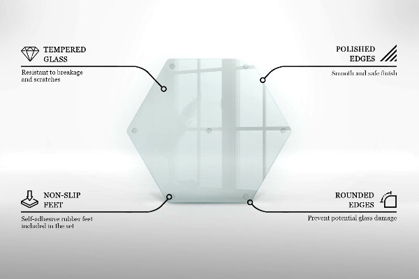 Transparent 16 inch chopping board