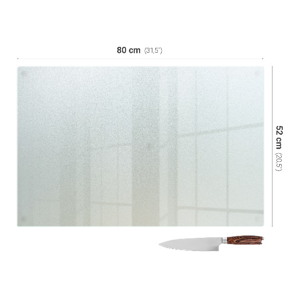 Glass chopping board 31.5x20.5 inches