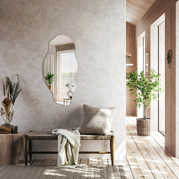 Irregular mirror stain 16x32 in