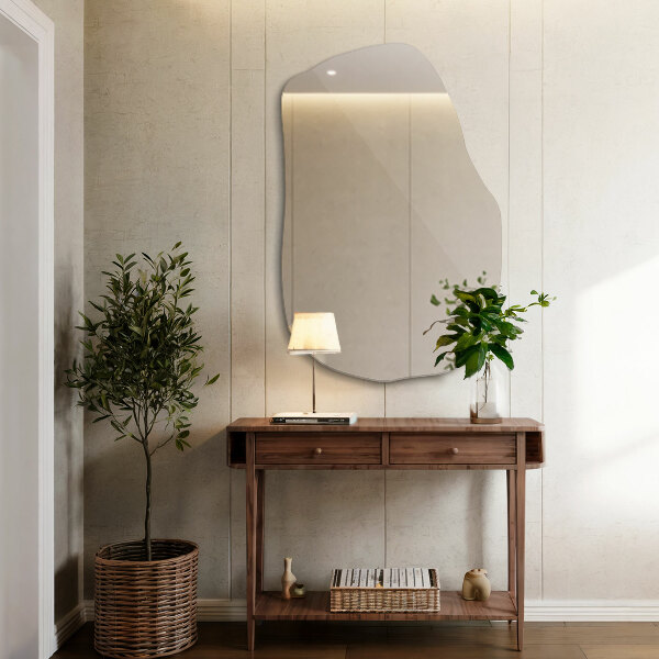 Irregular wall mirror 39x26 in