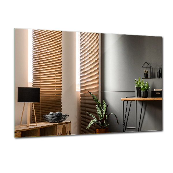 Rectangular modern mirror without frame 39x28 in