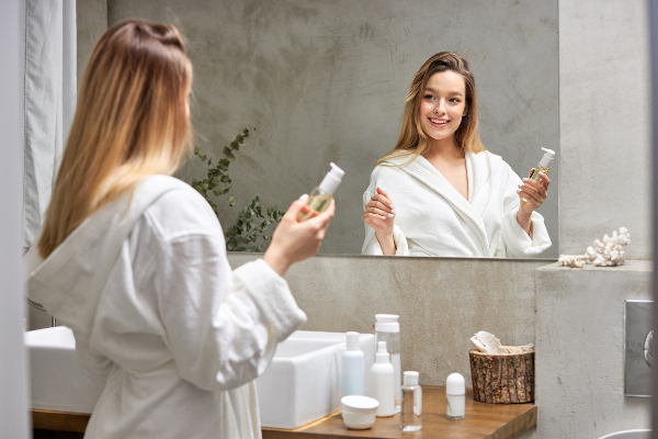 Rectangular modern mirror without frame 39x28 in