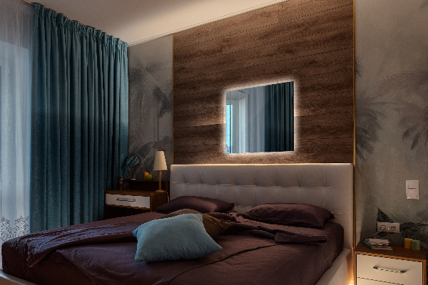 Rectangle light up mirror 20x20 in