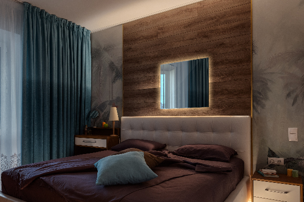 Rectangle light up mirror 20x20 in