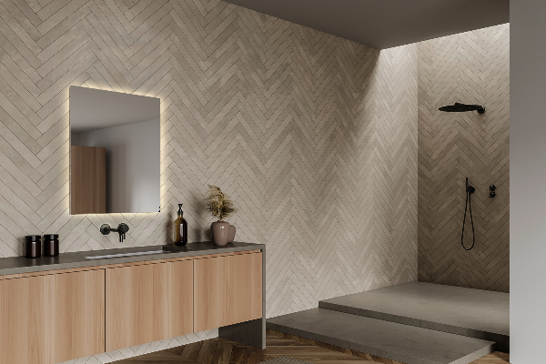 Rectangular bathroom mirror with lights 20x20 in