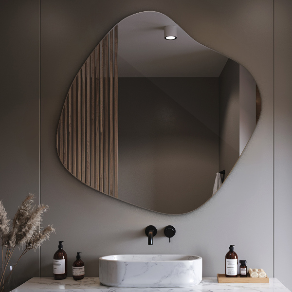 Mirror splash original 30x30 in